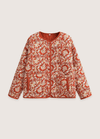 My Store terracotta / S Gepolsterte Kimono Jacke | Florales Terrakotta Gepolsterte Kimono Jacke | Florales Terrakotta 1005006190605233-CORAL RED-S